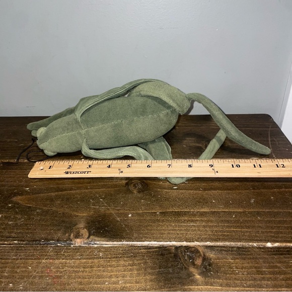 Vintage Folkmanis Grasshopper Puppet Folktails Glove Full Body Green 13" long - Picture 7 of 7